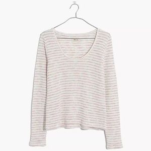 Madewell Scoopneck Top in Stripe